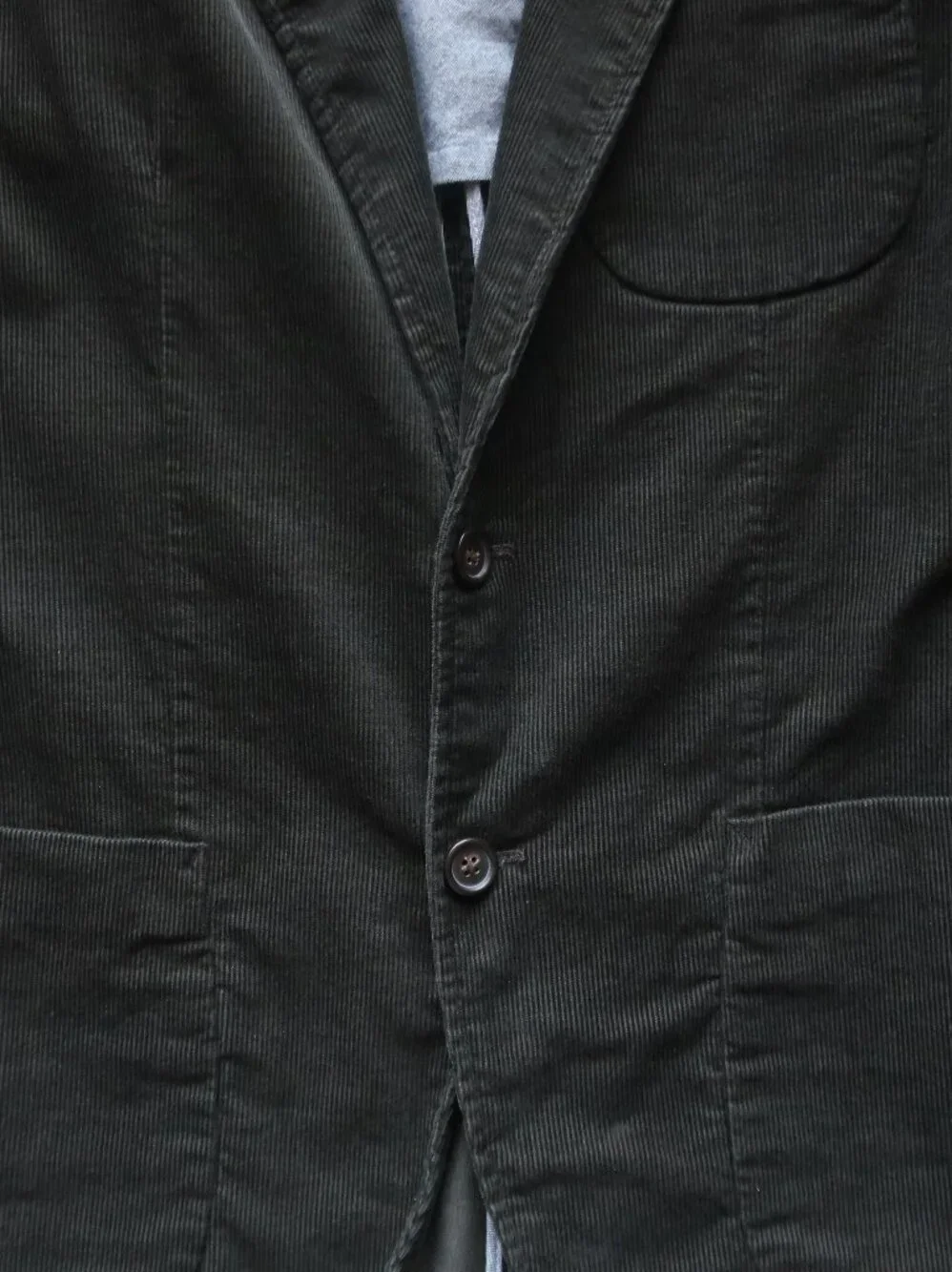 Club Monaco Dark Green Corduroy Blazer Jacket Casual Soft Sport Coat L Large